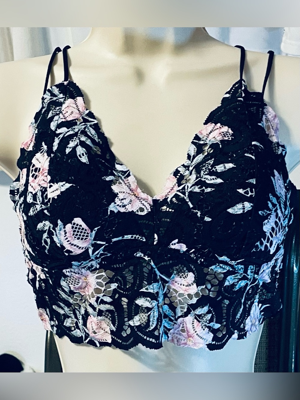 PINK by Victoria's Secret Flower Lace Bralette.